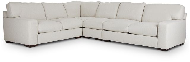 Veronica White Down Large Two-arm Sectional (1)