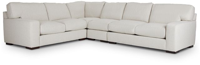 Veronica White Down Large Two-arm Sectional