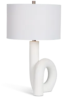 Watts White Table Lamp