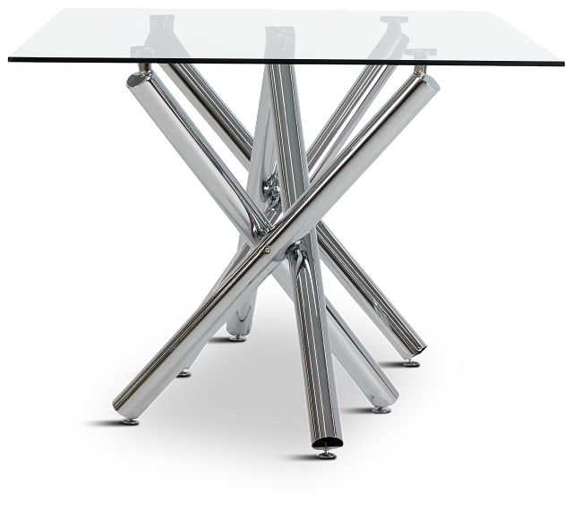 Quincy Gray Glass Table