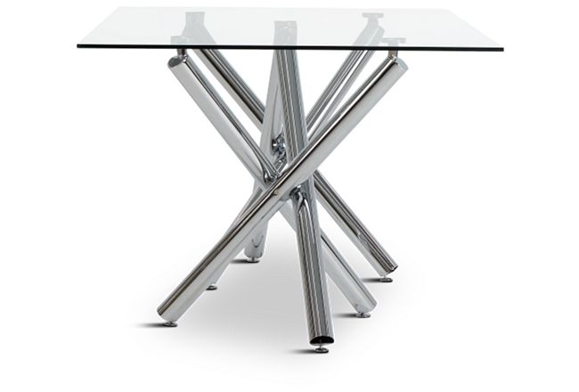 Quincy Gray Glass Table