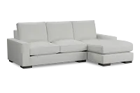 Edgewater Revenue White Right Chaise Sectional
