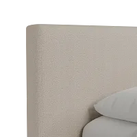 Grayton Gellar Brown 44" Upholstered Platform Bed