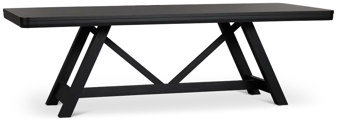 Pacific Black Trestle Table Pacific Black Trestle Table