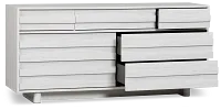 Everett White 7-drawer Dresser