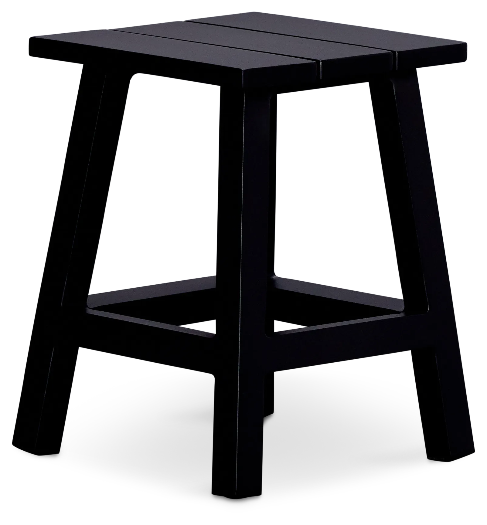 Barbados Black Square Accent Table