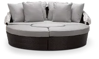 Fina Gray Canopy Daybed