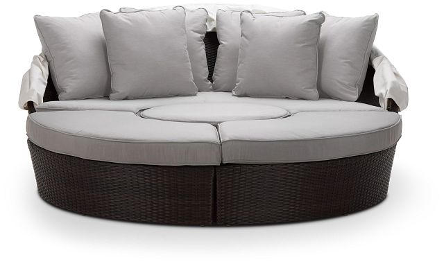 Fina Gray Canopy Daybed