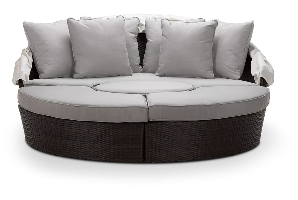 Fina Gray Canopy Daybed, (3)