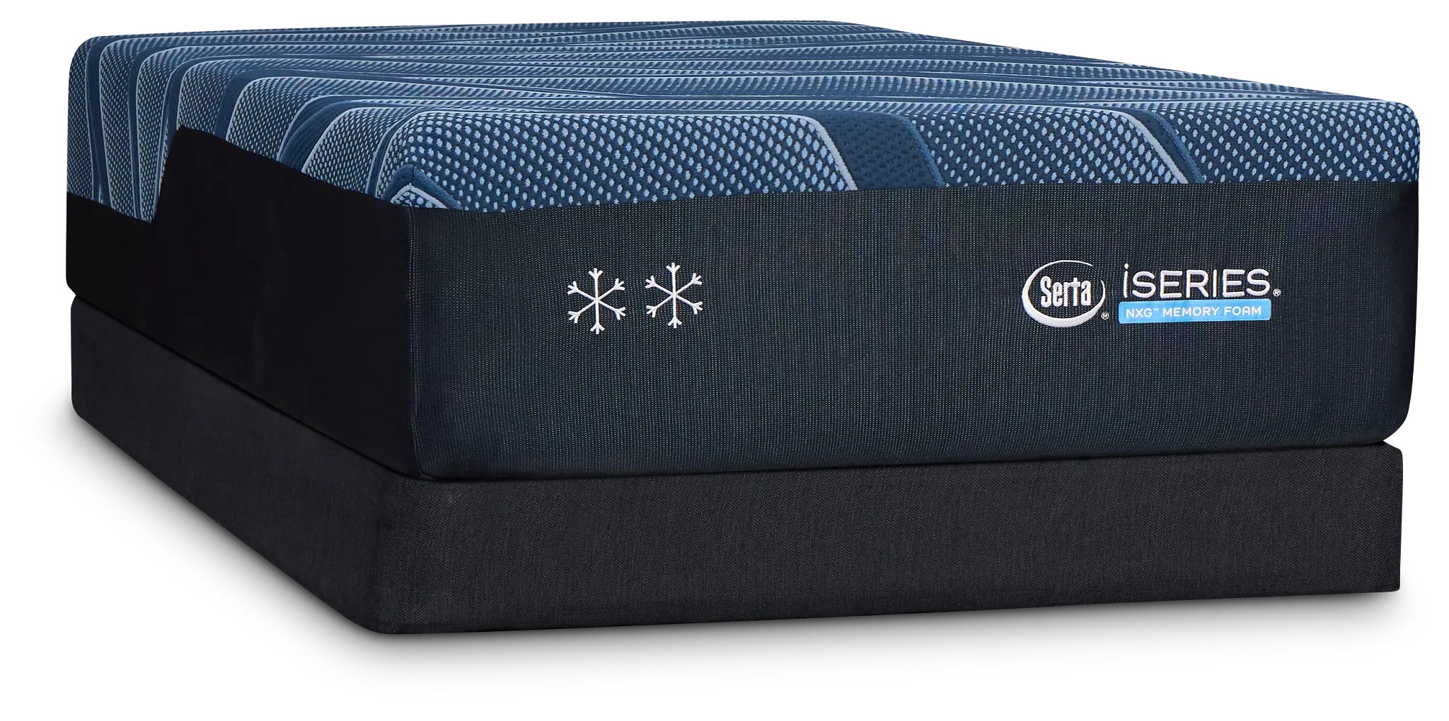 Iseries Nxg 1500 12" Firm Low-profile Mattress Set