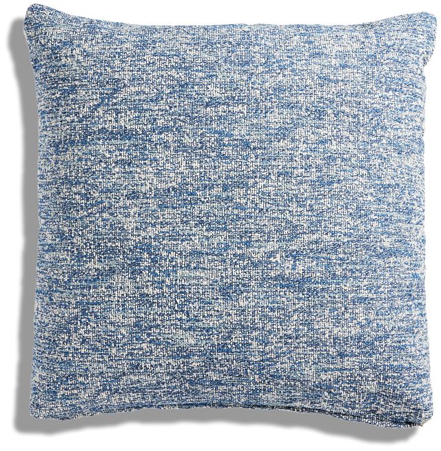 Baxter Dark Blue 24" Accent Pillow