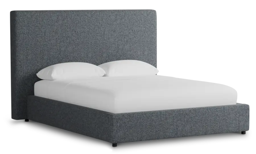 Gayton Elavation Gray 54" Upholstered Platform Bed Gayton Elavation Gray 54" Upholstered Platform Bed