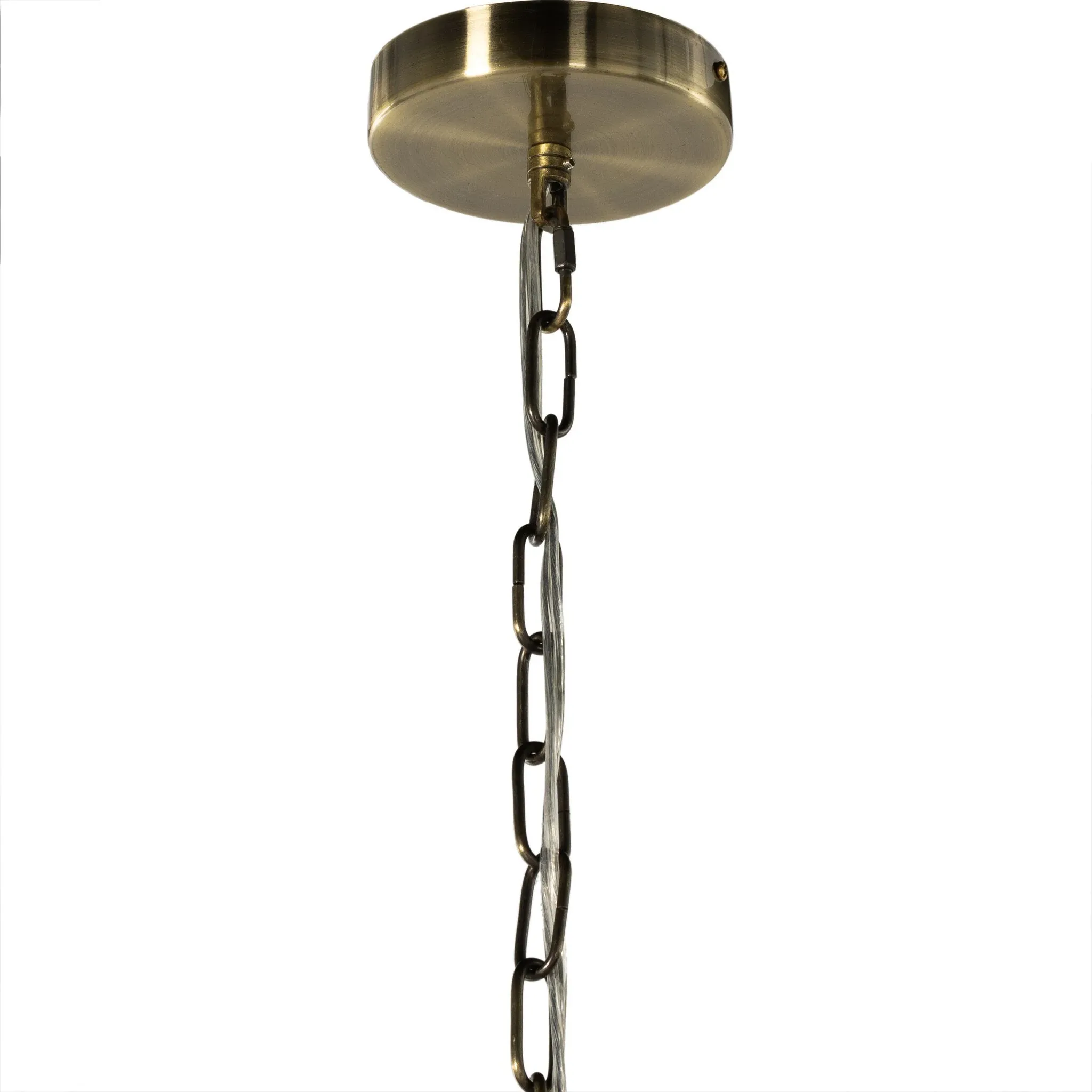 Four Hands Organic Beige Ceramic Pendant