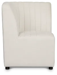 Tifton Light Beige Corner Bench