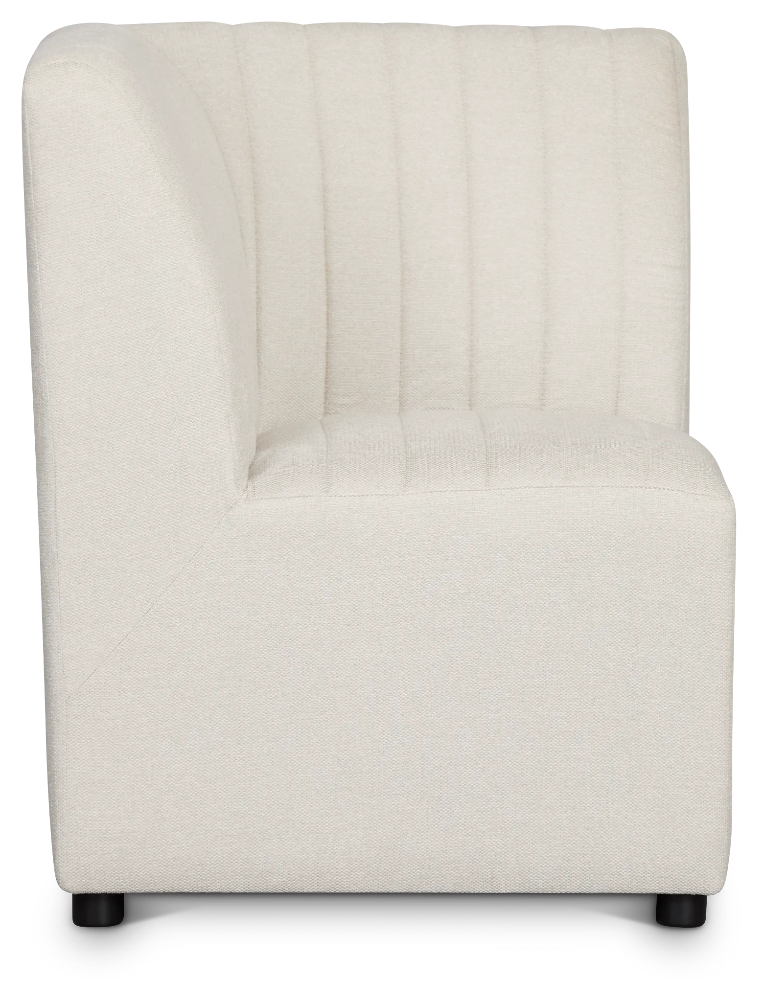 Tifton Light Beige Corner Bench