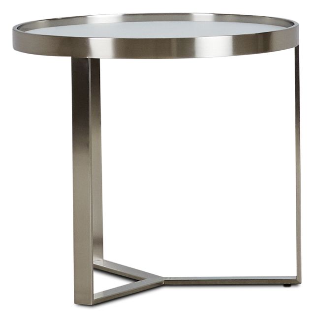 short round accent table