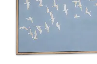 Flite Blue Framed Canvas Wall Art