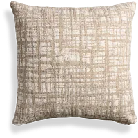 Network Beige 18" Square Accent Pillow