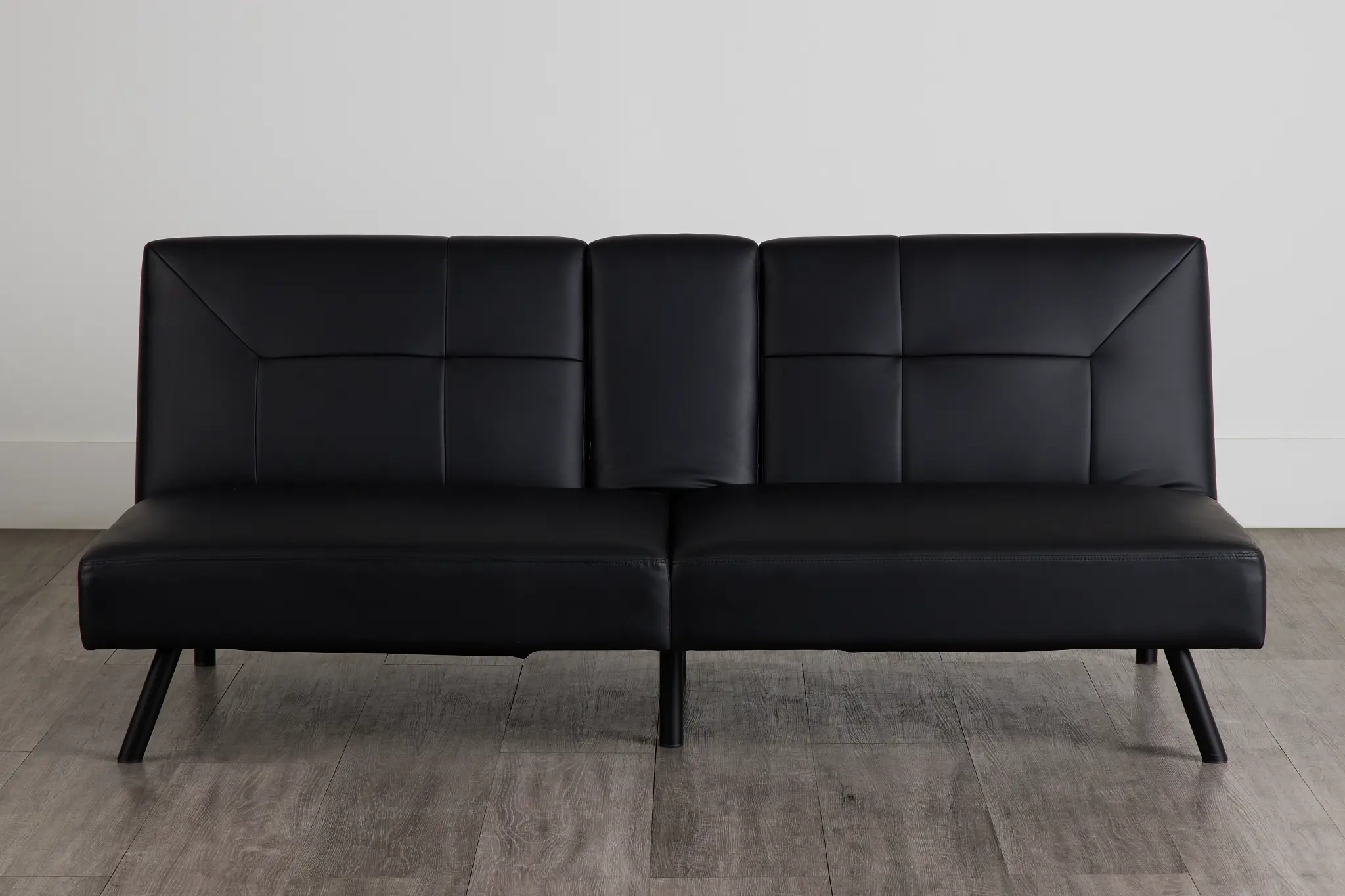 Andes Black Micro Sofa Futon Andes Black Micro Sofa Futon