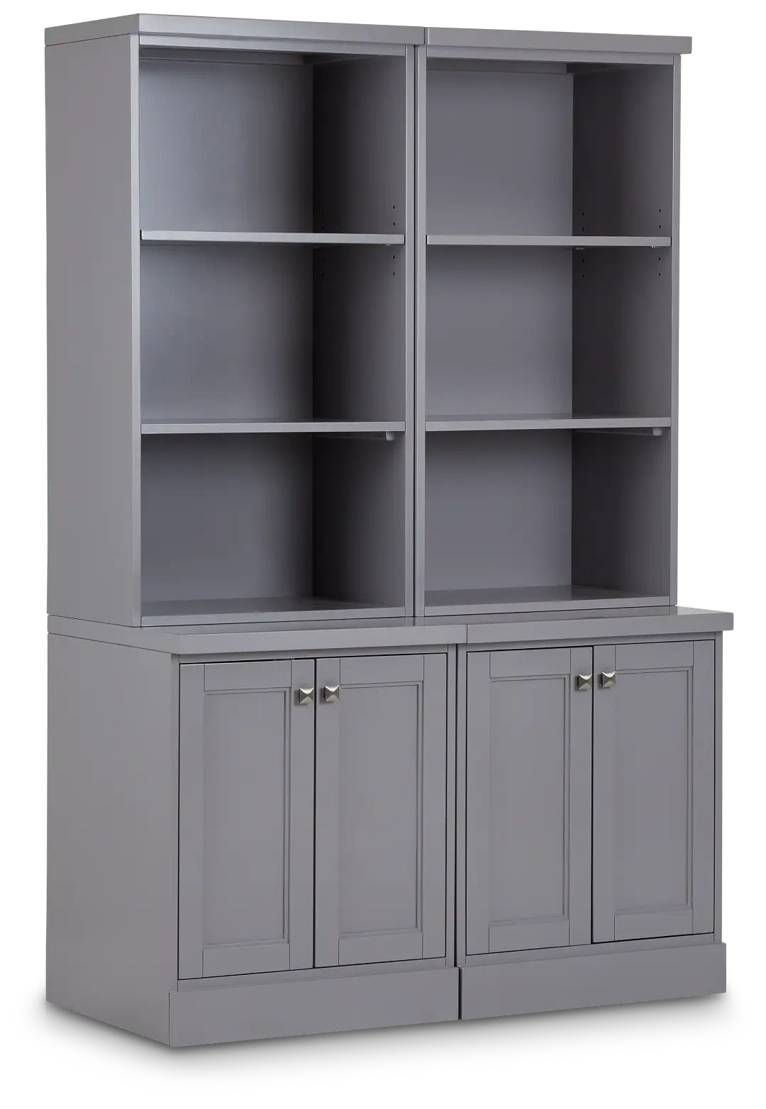 Newport Gray Door Bookcase Newport Gray Door Bookcase