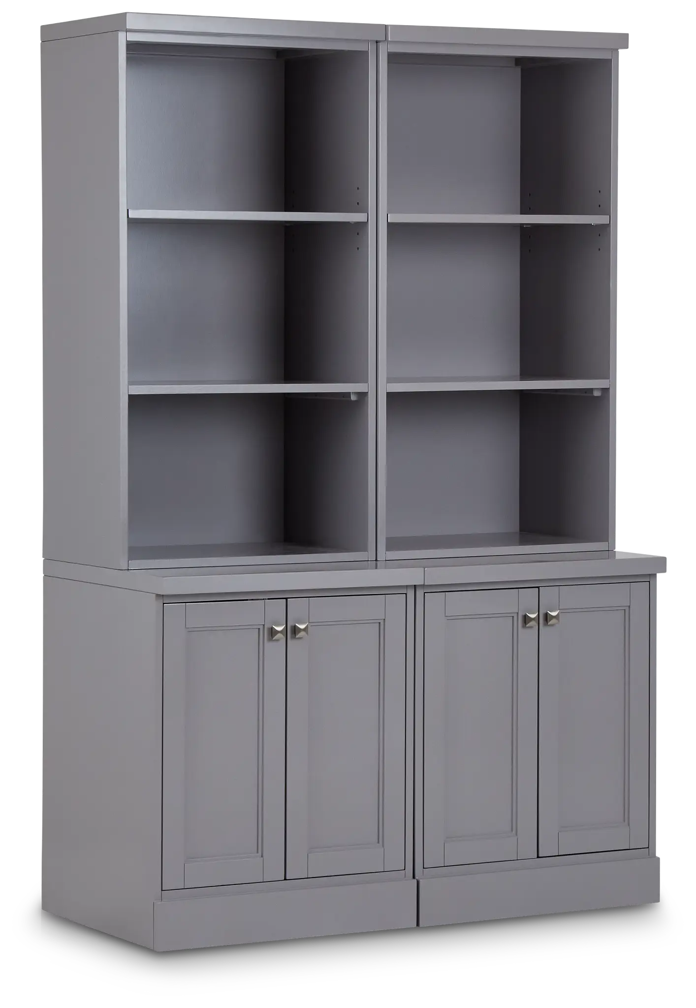 Newport Gray Door Bookcase Newport Gray Door Bookcase