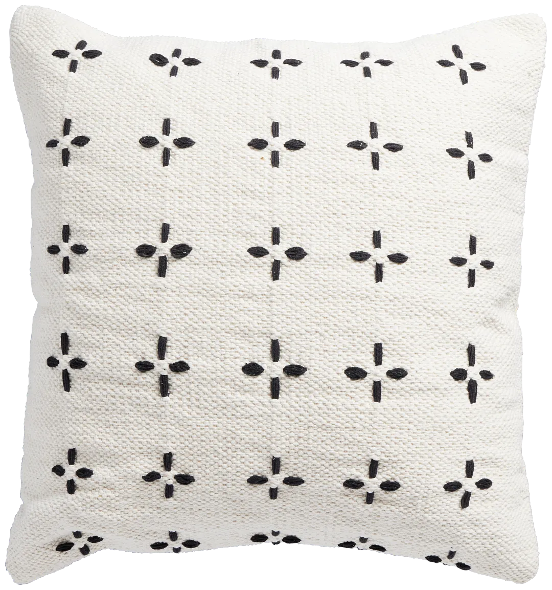 Crue White 22" Accent Pillow
