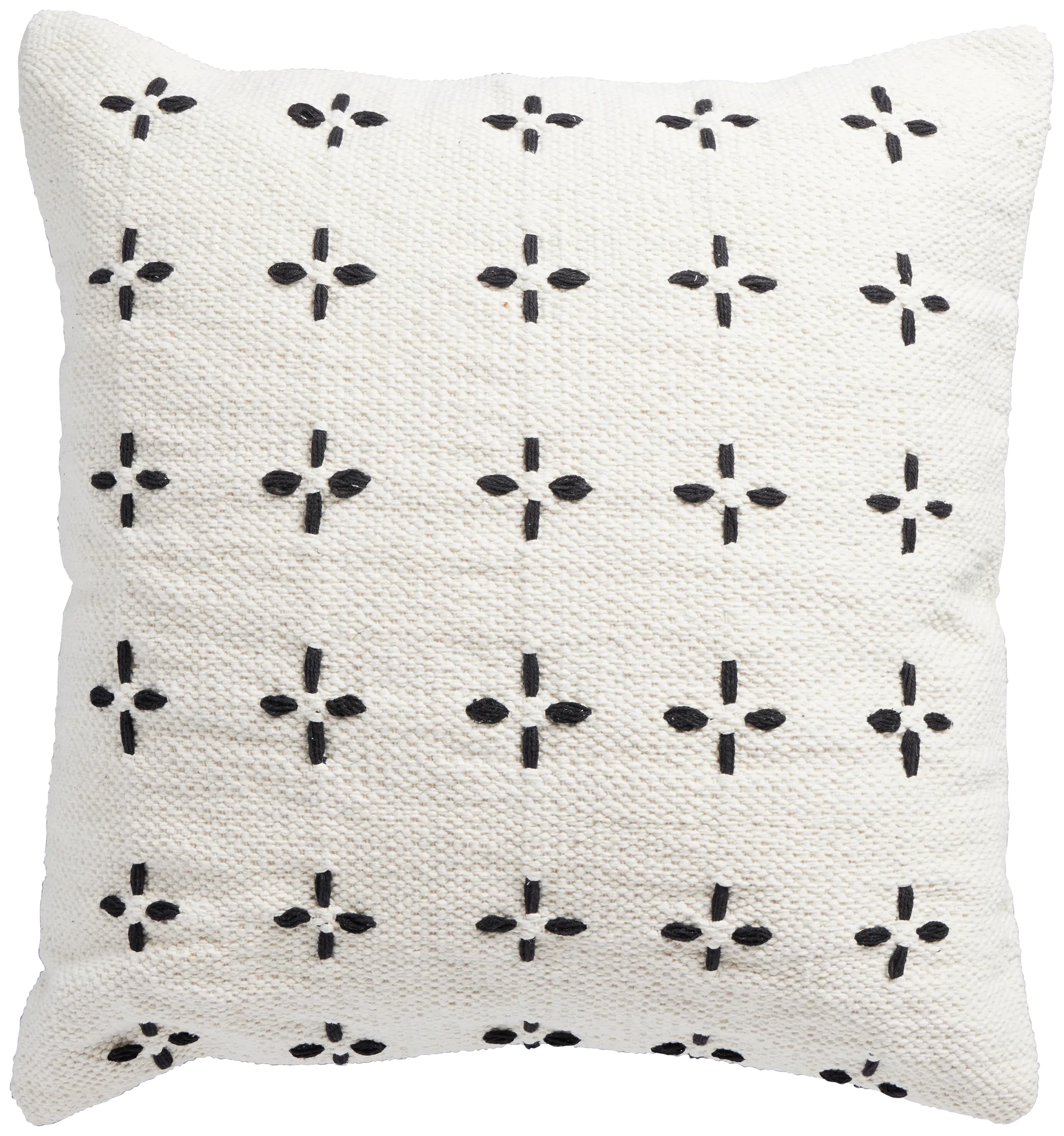 Crue White 22" Accent Pillow