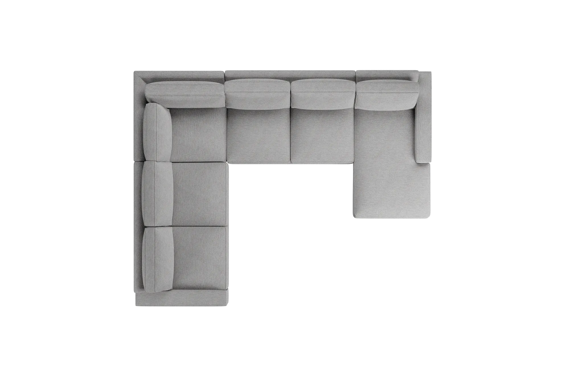 Edgewater Maguire Gray Medium Right Chaise Sectional