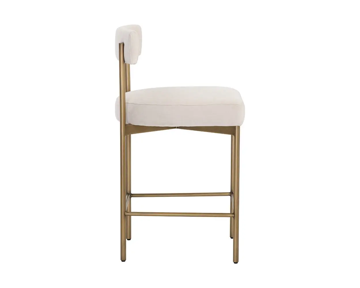 Mabel Ivory 24" Upholstered Barstool Mabel Ivory 24" Upholstered Barstool
