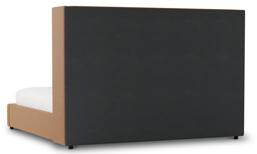 Captiva Elite Light Brown 60" Upholstered Shelter Bed Captiva Elite Light Brown 60" Upholstered Shelter Bed