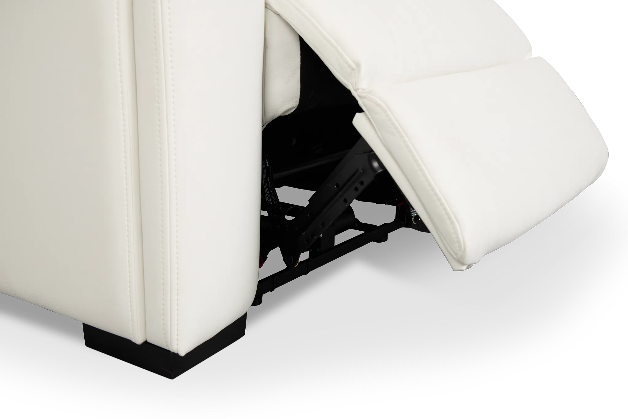 Melody White Micro Power Recliner