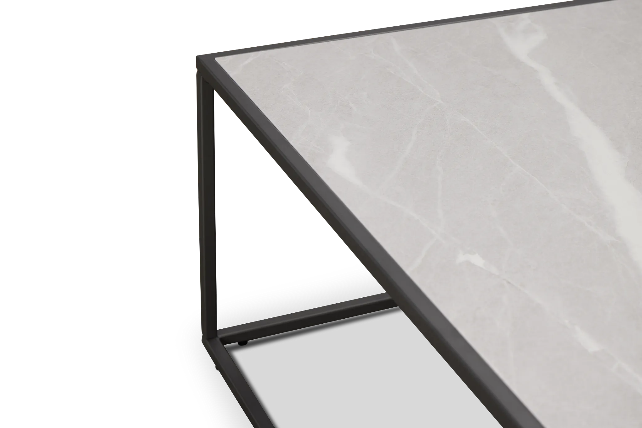 Joliet Gray Square Coffee Table