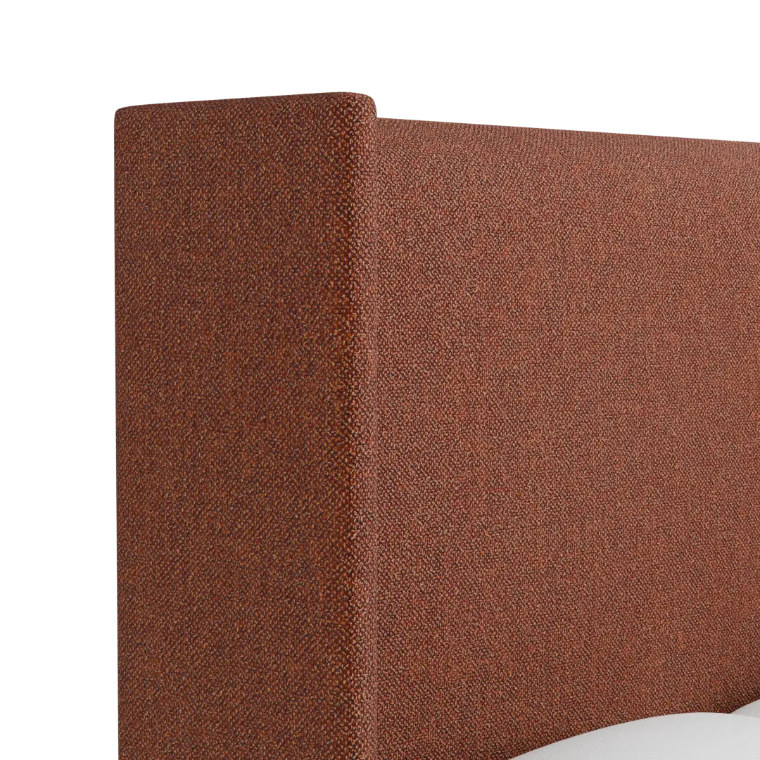 Captiva Elite Medium Brown 60" Upholstered Shelter Bed Captiva Elite Medium Brown 60" Upholstered Shelter Bed