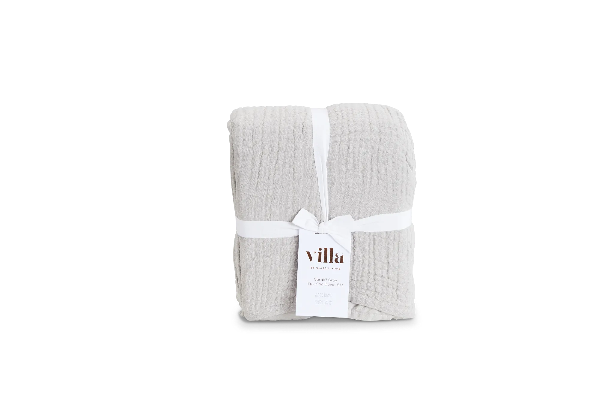 Cardifo Gray Duvet Set