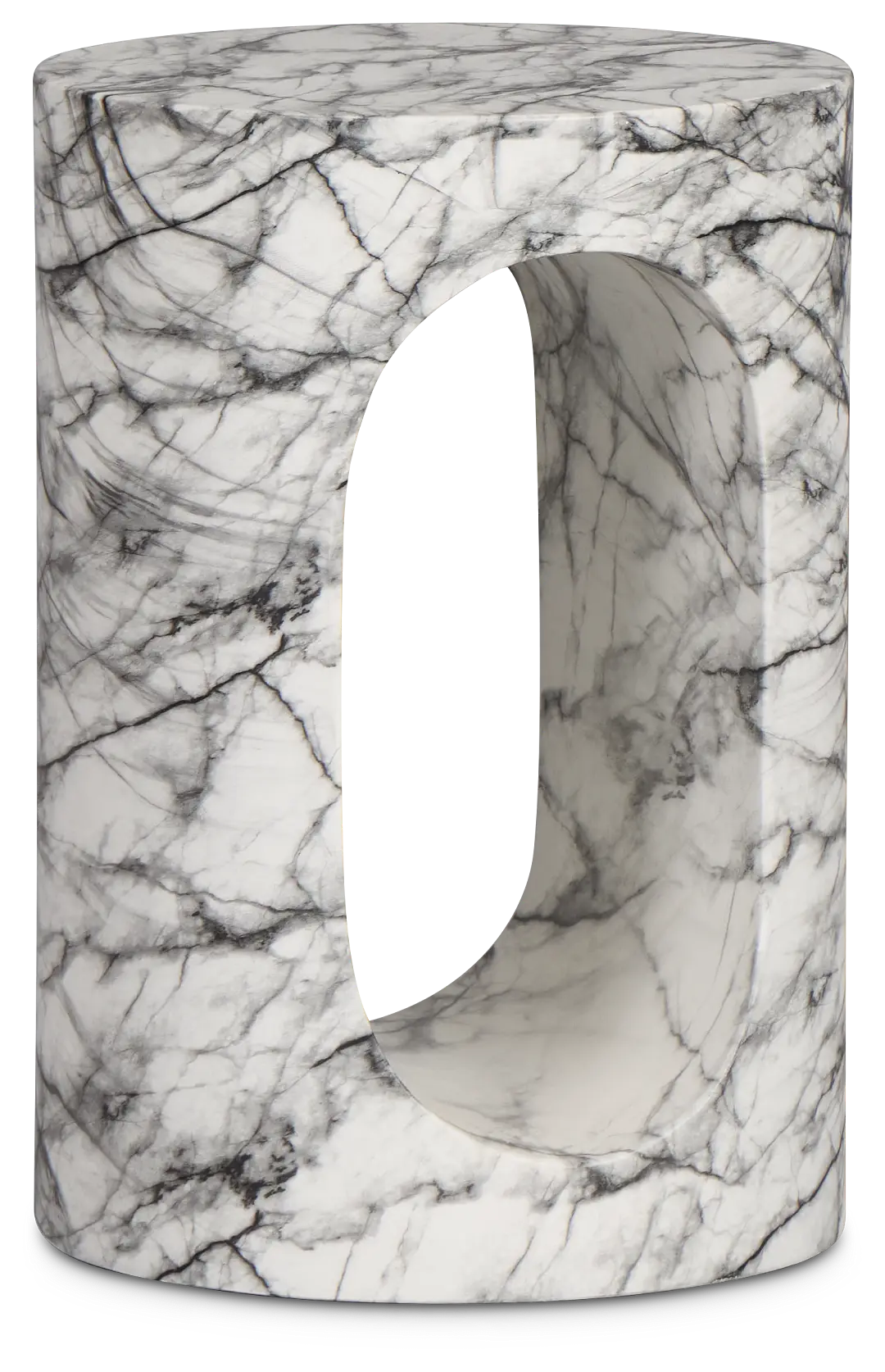 Bea Black Round End Table Bea Black Round End Table