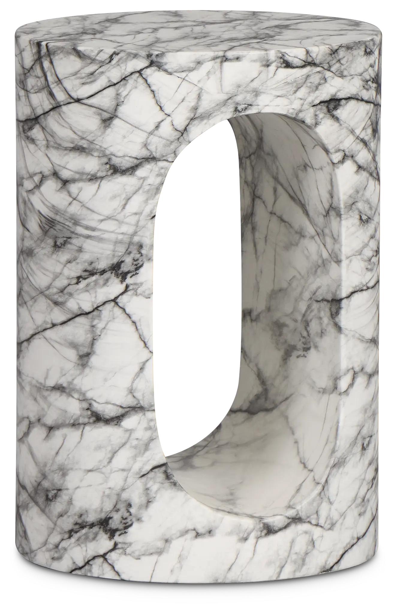 Bea Black Round End Table Bea Black Round End Table