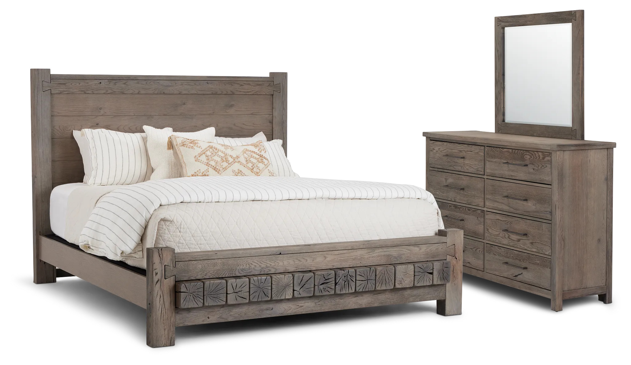 Salt Lake Gray Platform Bedroom