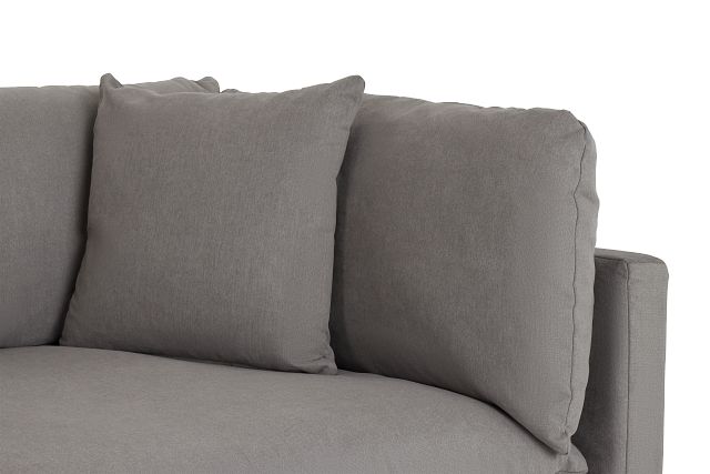 Raegan Gray Fabric Left Chaise Sectional (6)
