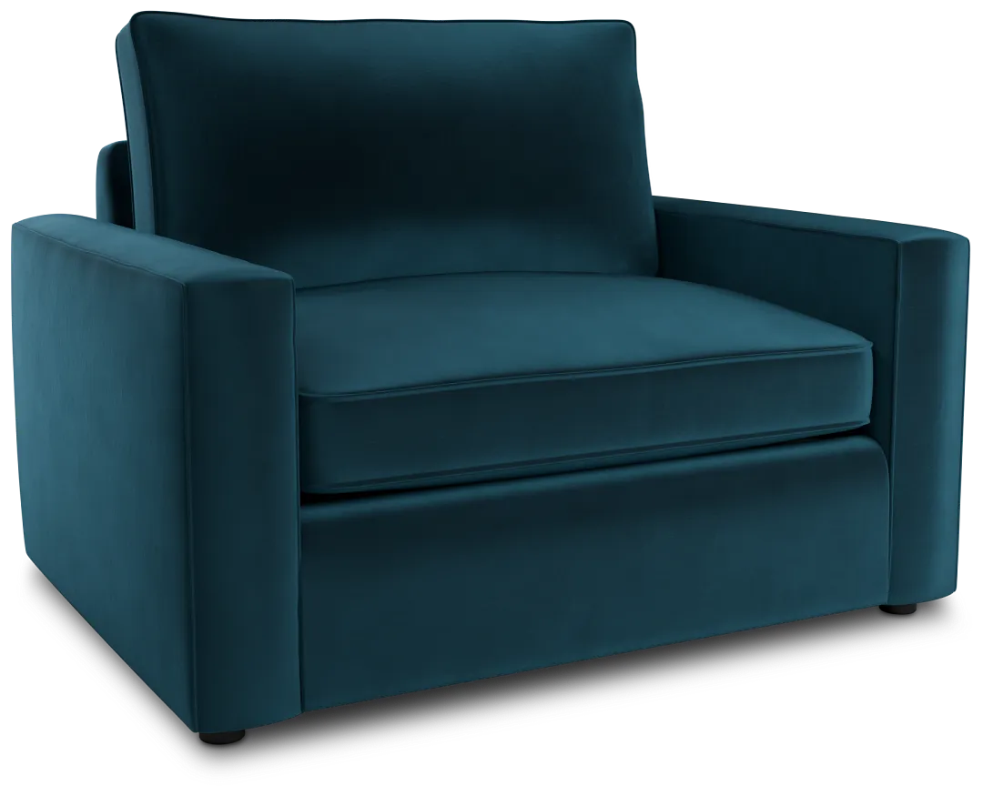 Siesta Joya Teal Fabric Cooling Memory Foam Sleeper