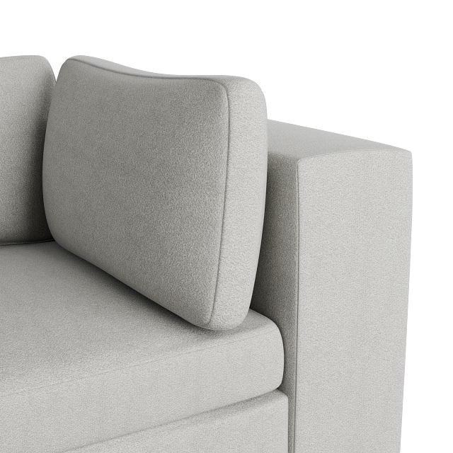 Destin Sutton Gray Fabric 5-piece Modular Sectional