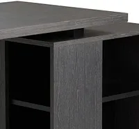 Vancouver Dark Gray Storage Desk