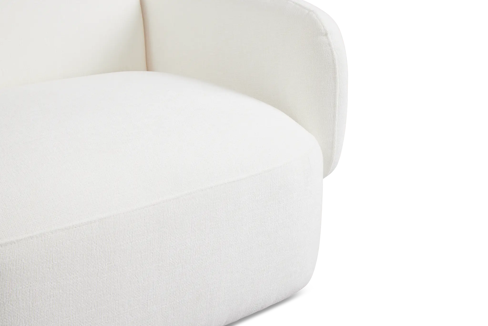 Halsey White Fabric Medium Two-arm Sectional Halsey White Fabric Medium Two-arm Sectional