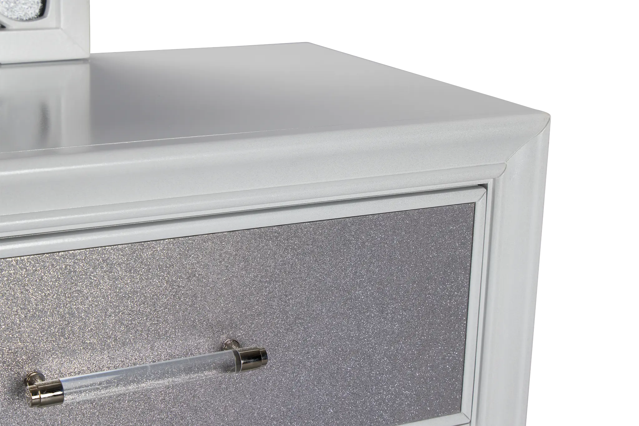 Valentina White Dresser & Mirror Valentina White Dresser & Mirror
