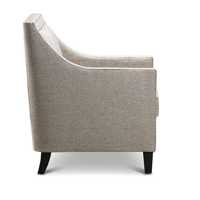 Erica Gray Fabric Accent Chair