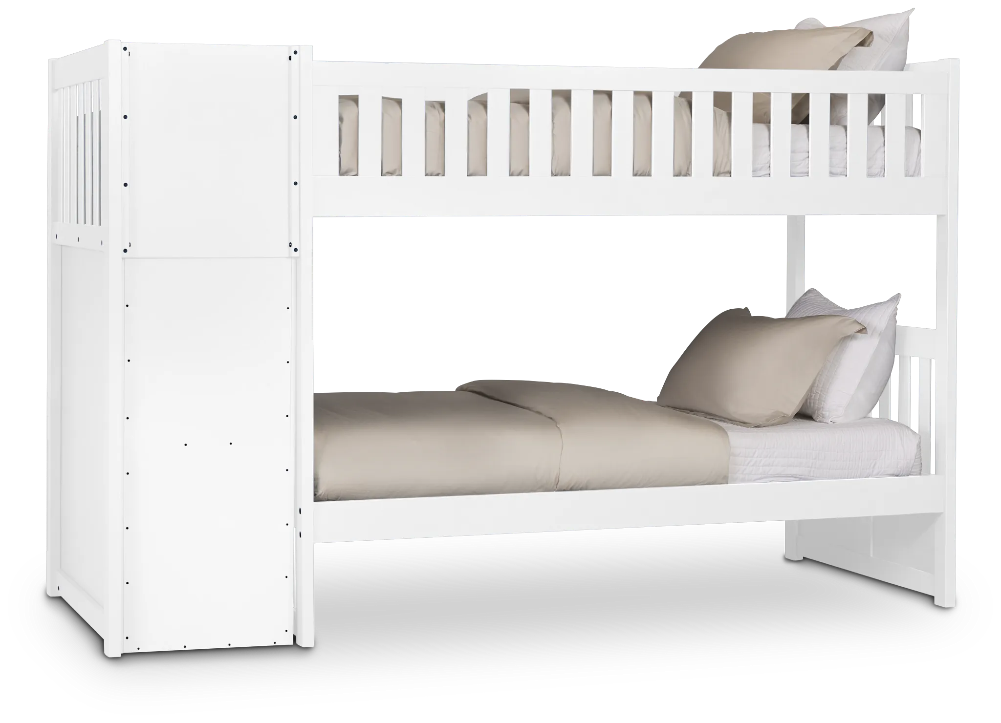 Charleston White Step Bunk Bed