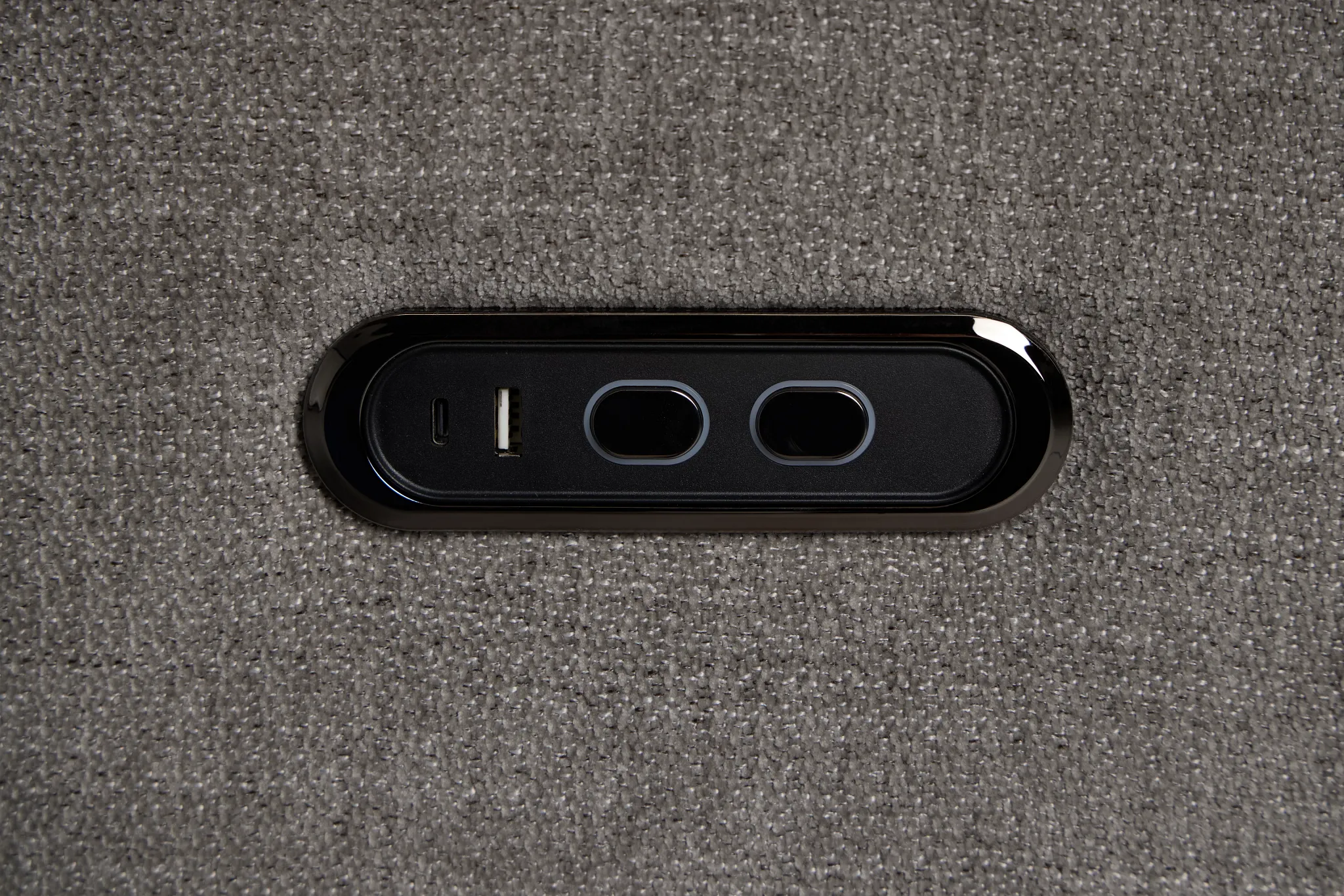 Dean Gray Fabric Power Recliner