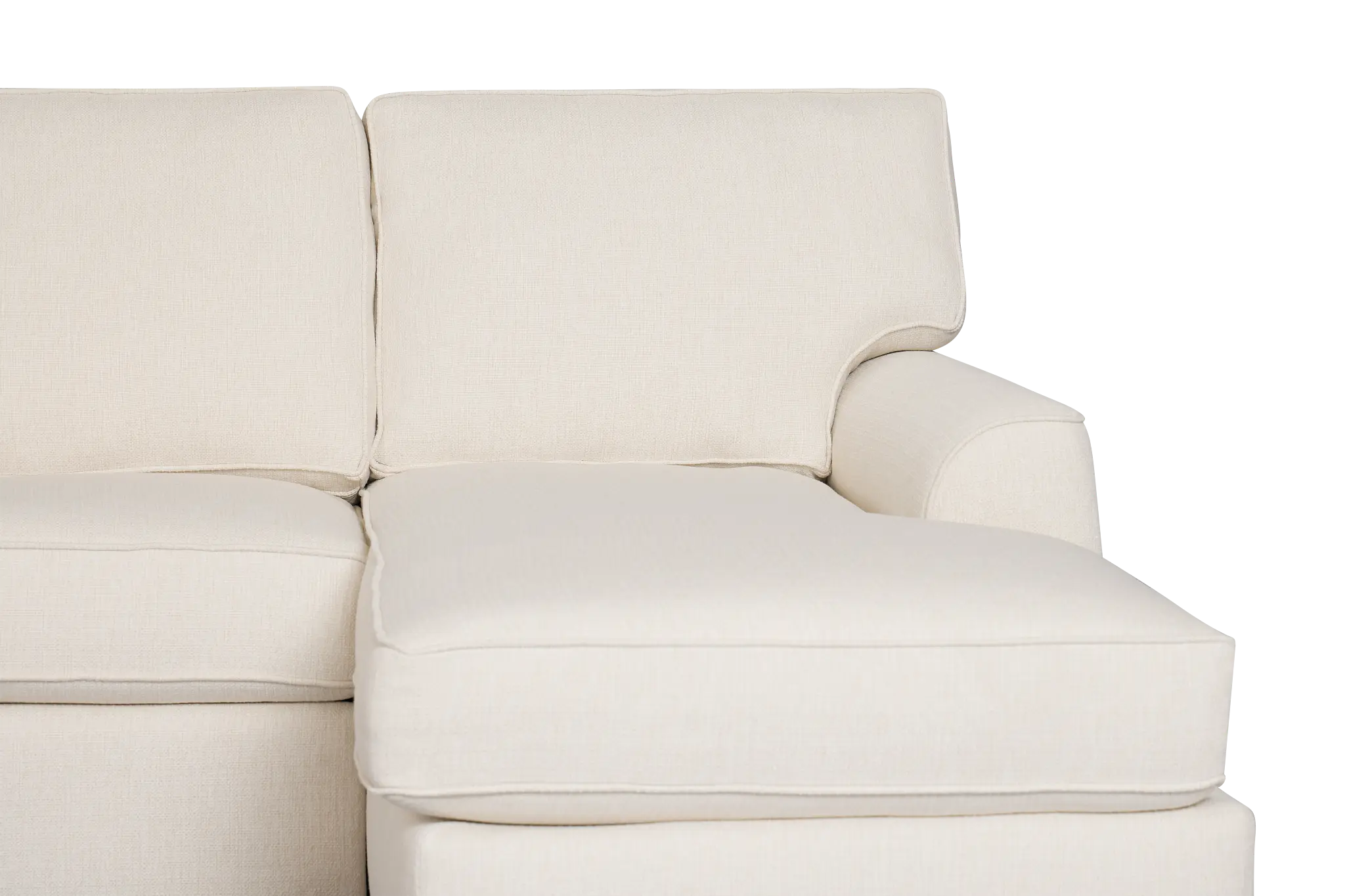 Sinclair Light Beige Fabric Medium Right Chaise Sectional Sinclair Light Beige Fabric Medium Right Chaise Sectional
