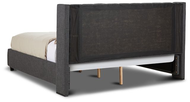 Chatham Dark Gray Low Platform Storage Bed