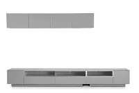 Vancouver Gray 134" 6-piece Left Modular Entertainment Wall