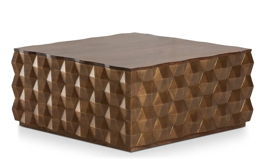 Versie Gold Square Coffee Table Versie Gold Square Coffee Table